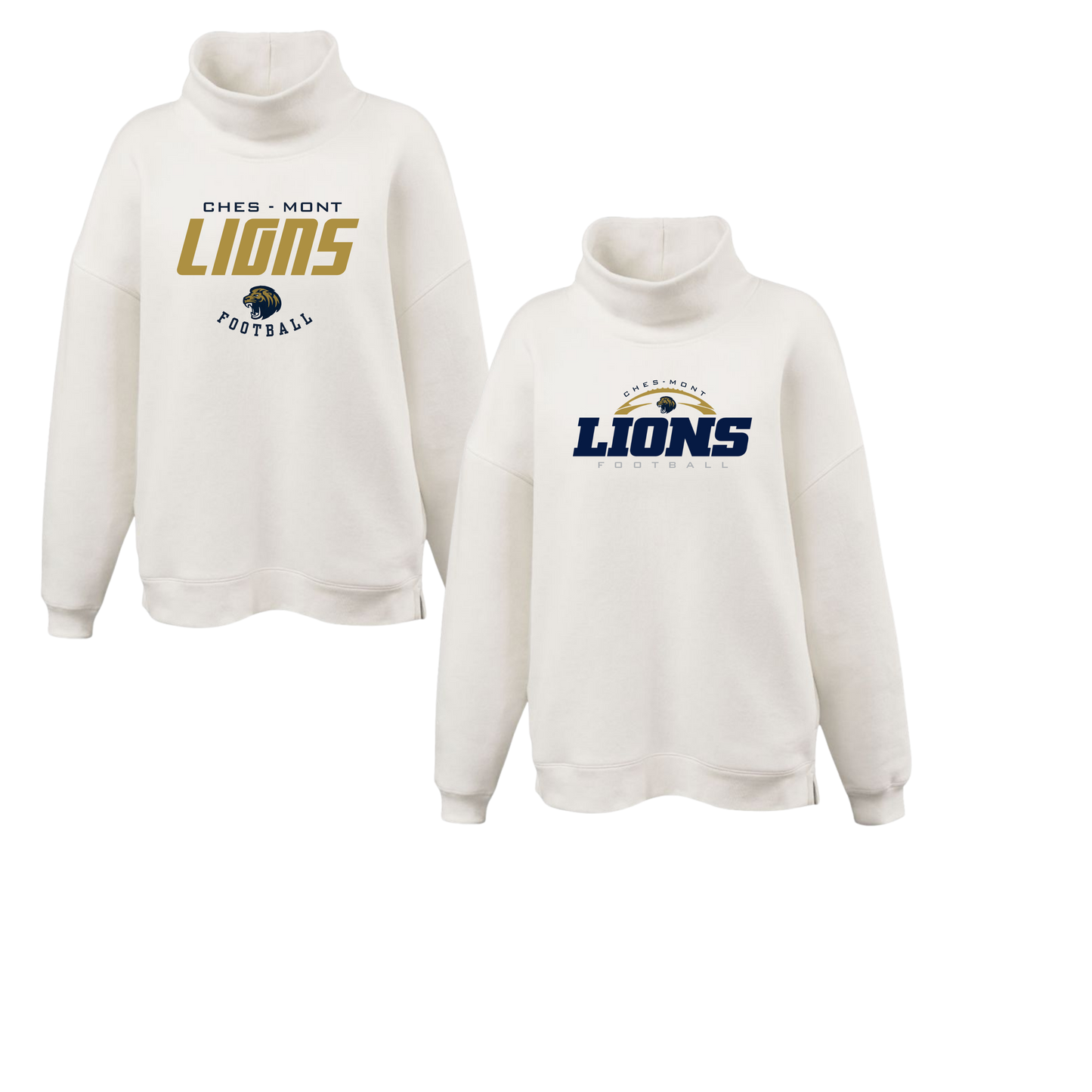 CMC Lions Womens Oversized Mockneck