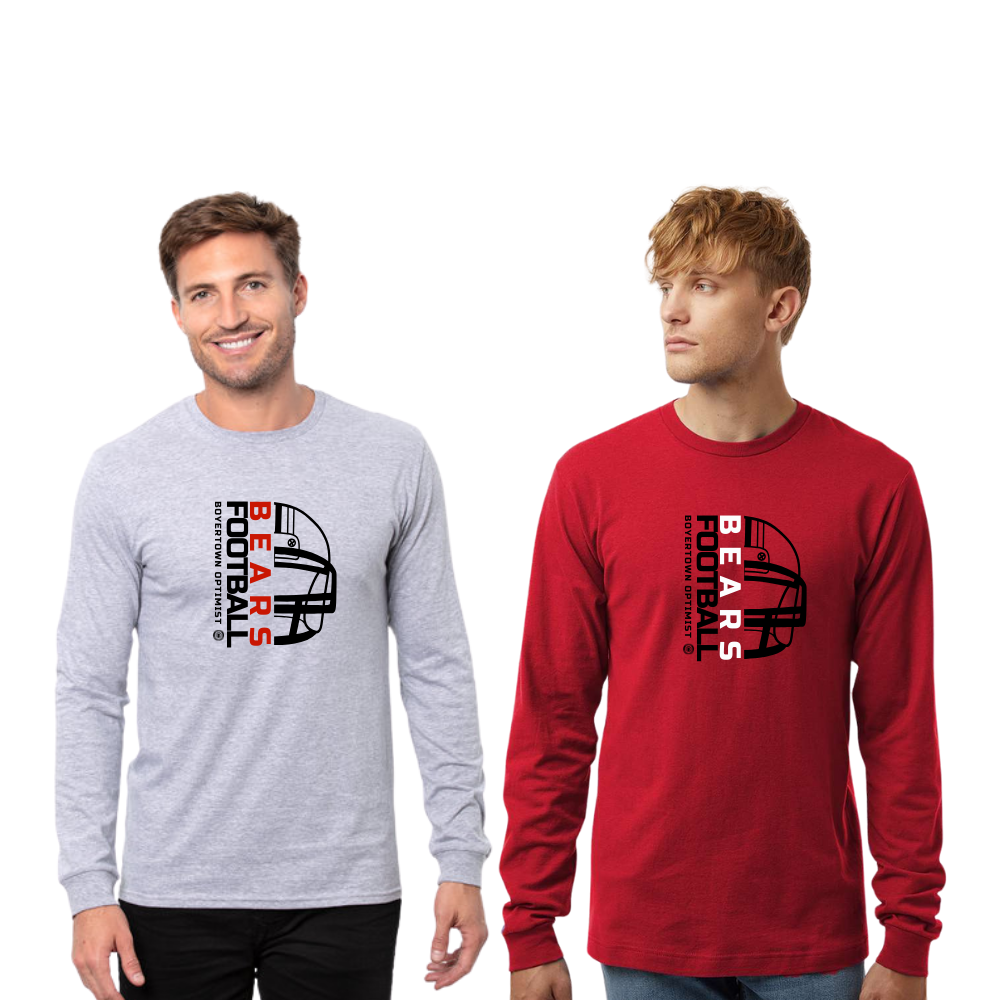 Boyertown Optimist Football LS Cotton Tee Unisex First Grit