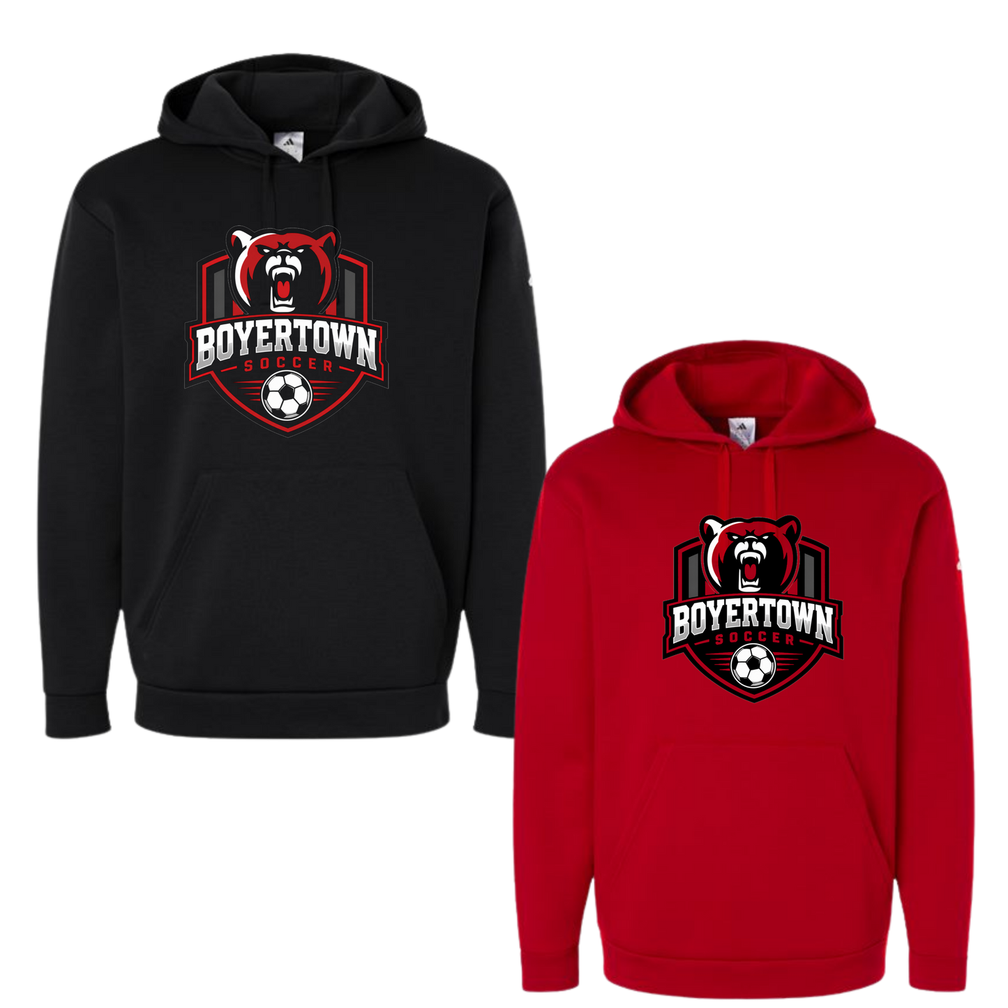Boyertown Boys Soccer Adidas Brand Hoodie - Icon