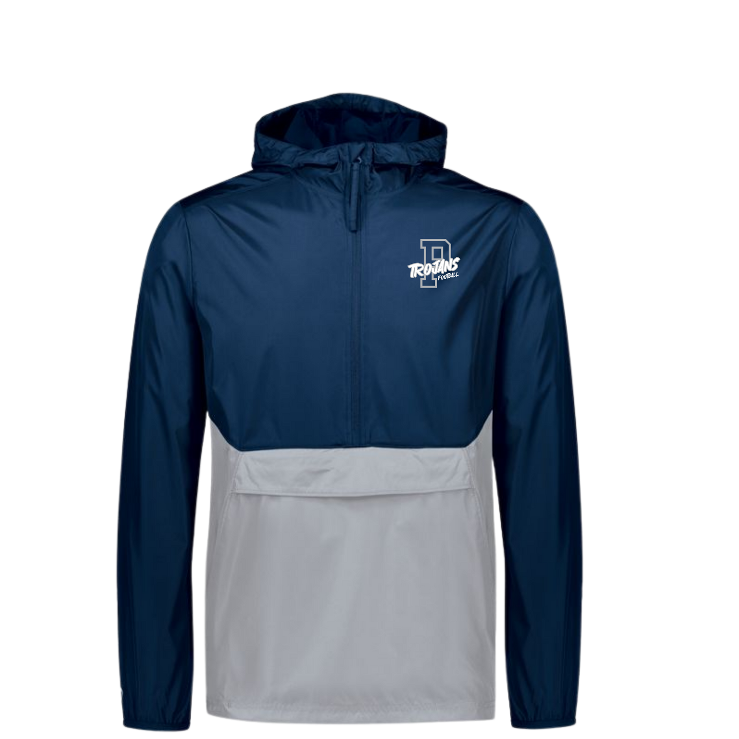 Pottstown Trojans Football Unisex Packable Pullover Jacket