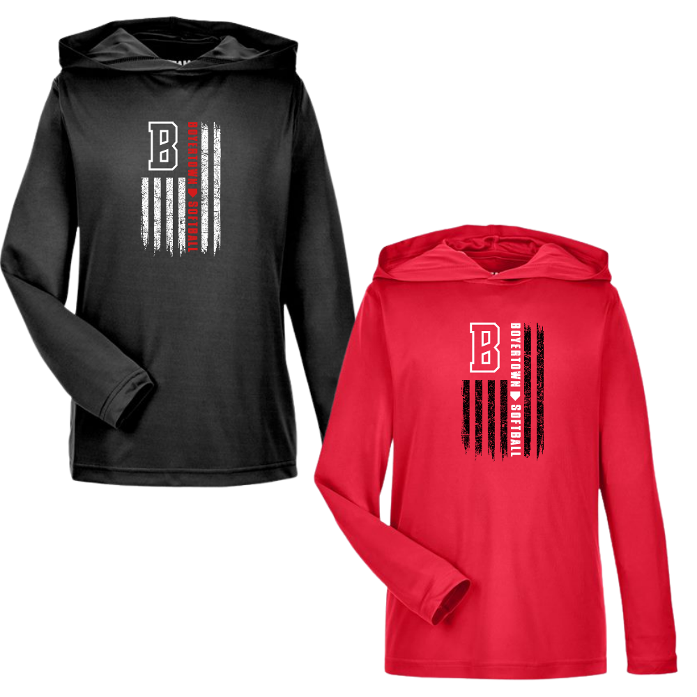 Boyertown Optimist Softball LS Hooded Performance Nation