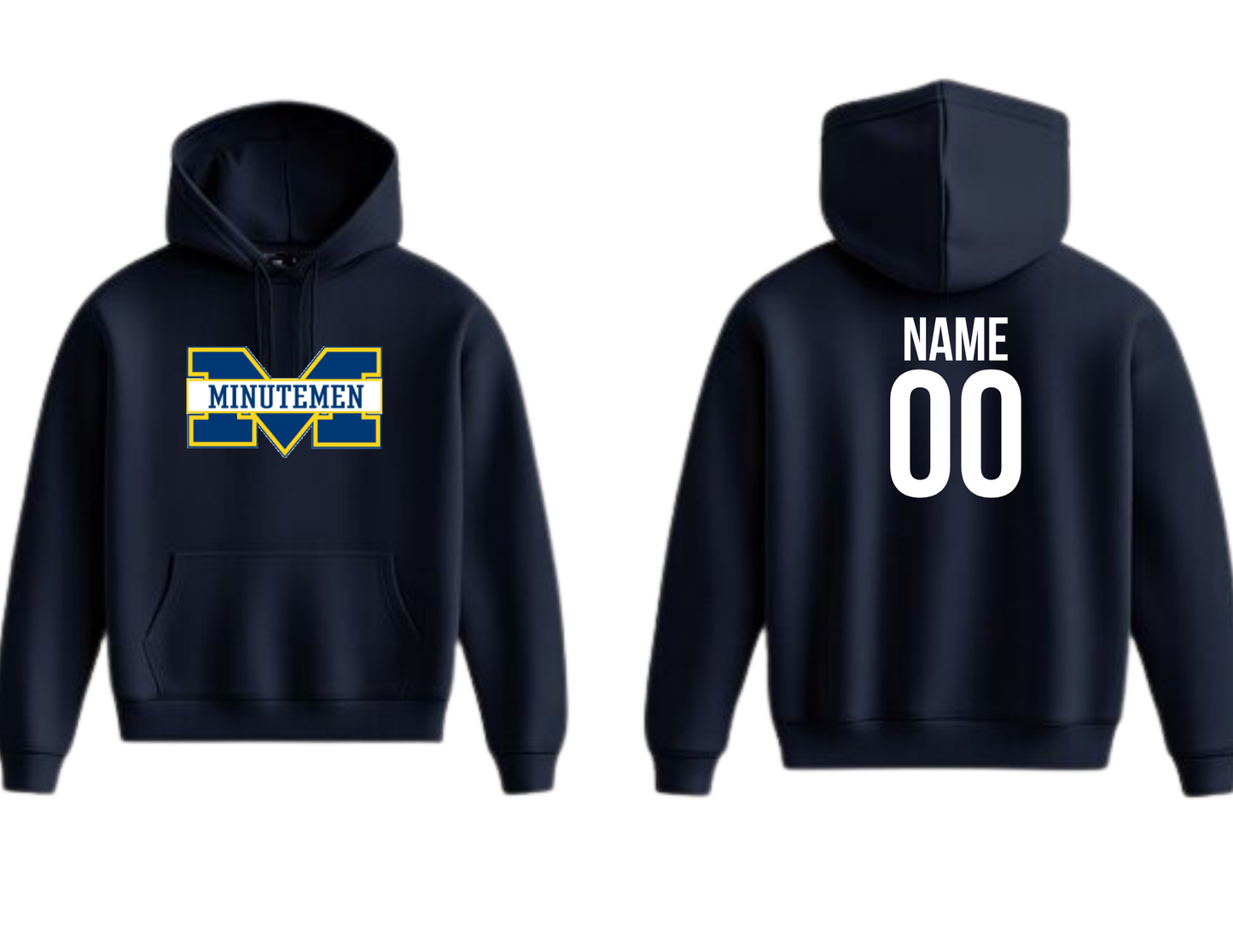 Minutemen Custom Hoodie The "Standard" Design