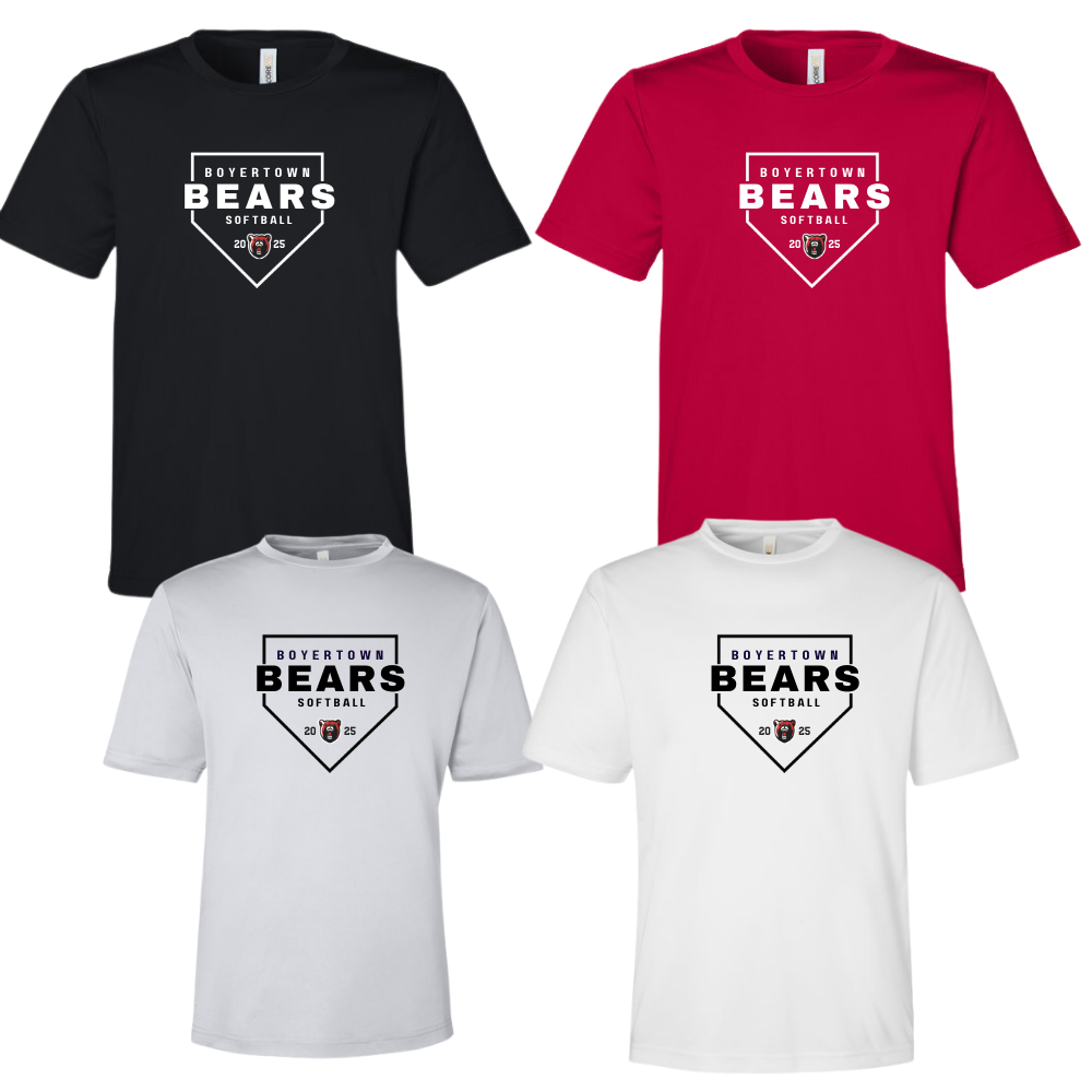 Bears Softball SS Unisex Dri Fit Varsity