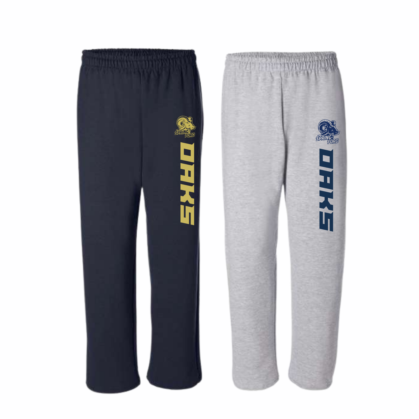 SFO Open Bottom Adult Sweatpants Oaks Leg Print