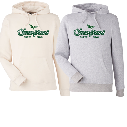 Bird Super Bowl Champions Retro Unisex Hoodie