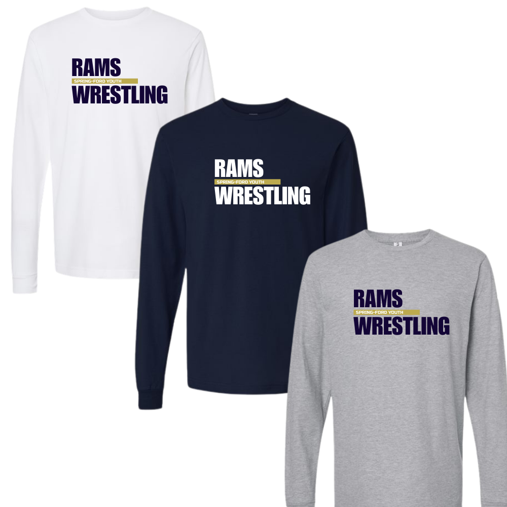 Spring-Ford Wrestling Icon Toughness LS Cotton Tee