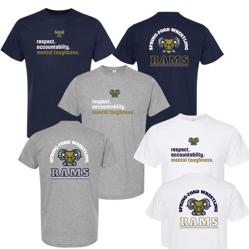 Spring-Ford Wrestling Respect Poly Blended Tee