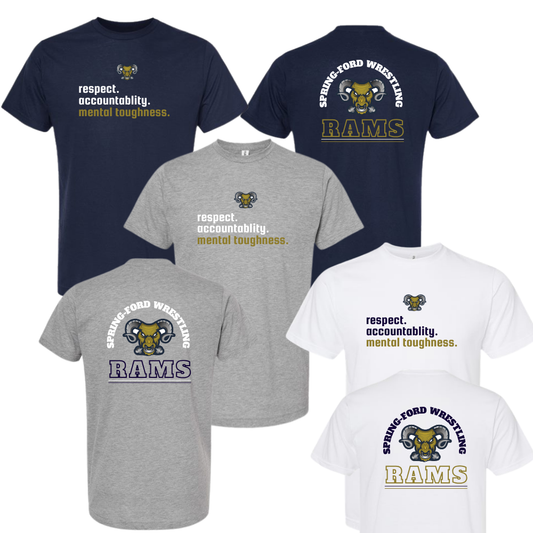 Spring-Ford Wrestling Respect Poly Blended Tee