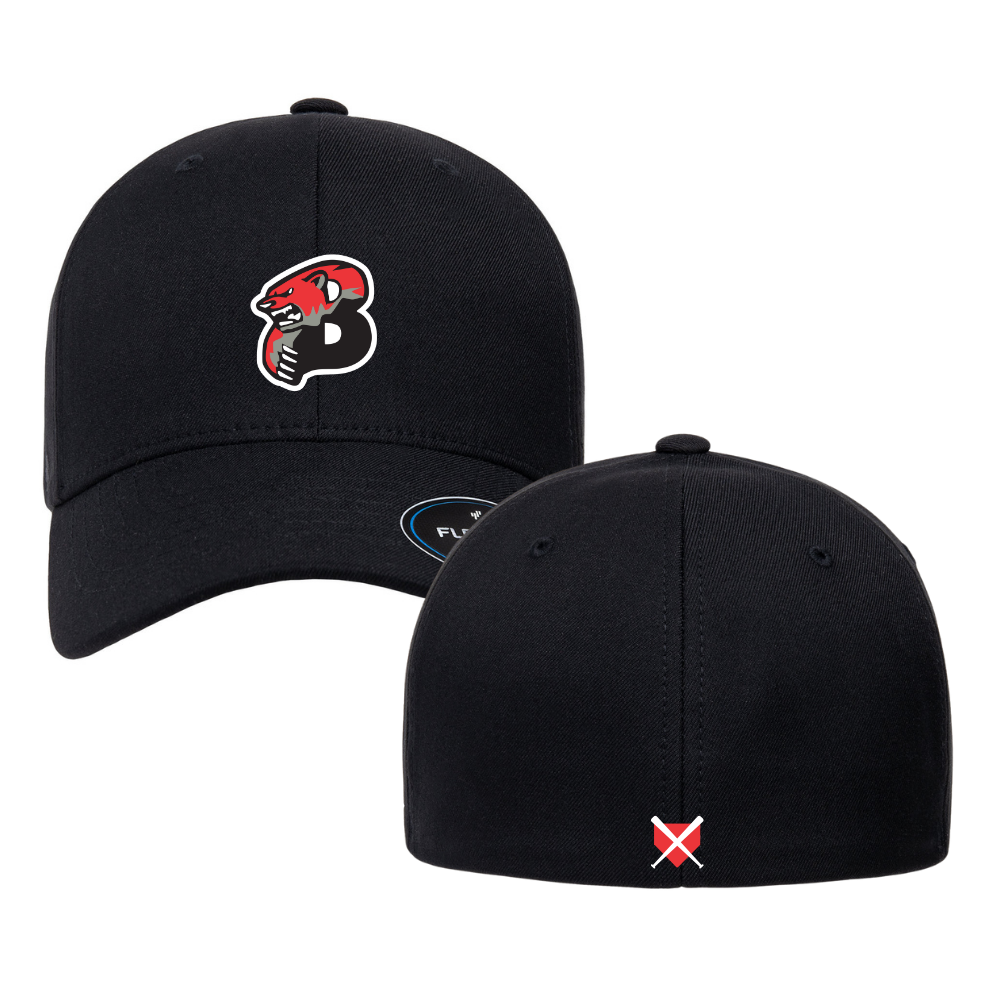 Boyertown Travel Baseball Flex Fitted Hat B Logo