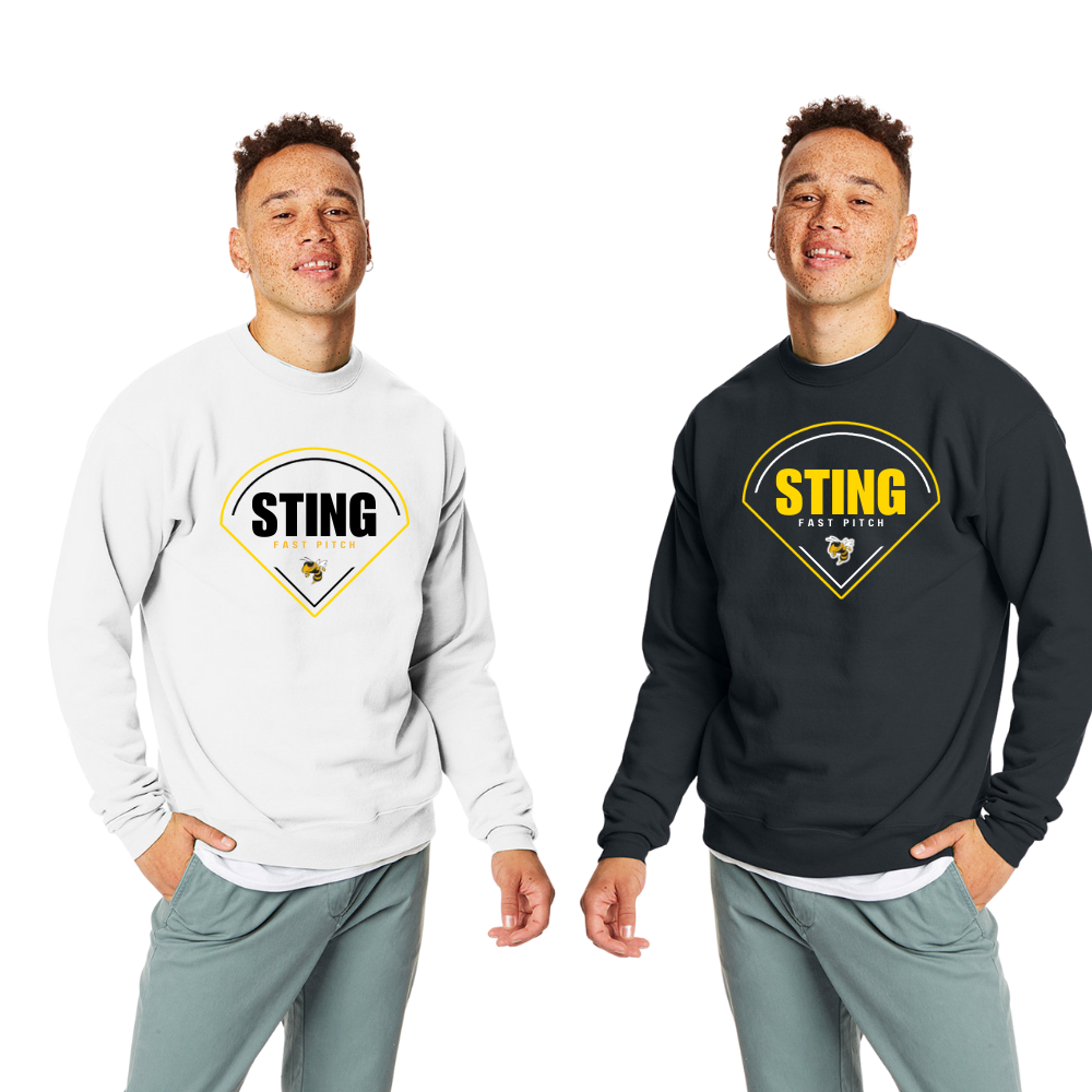 Sting Softball Crewneck Sweatshirt Cycle