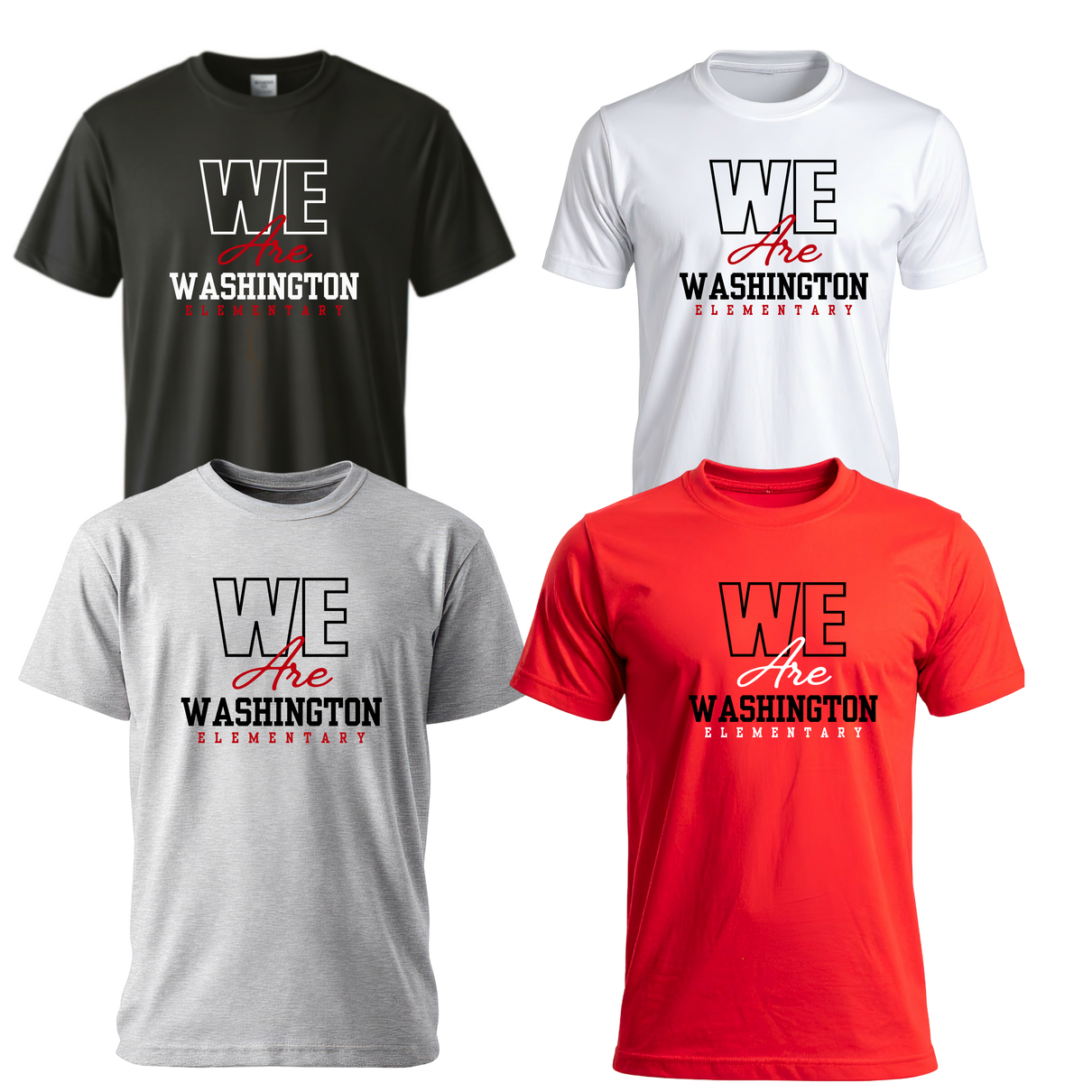Washington Elementary Unisex Blended Tee WE ARE