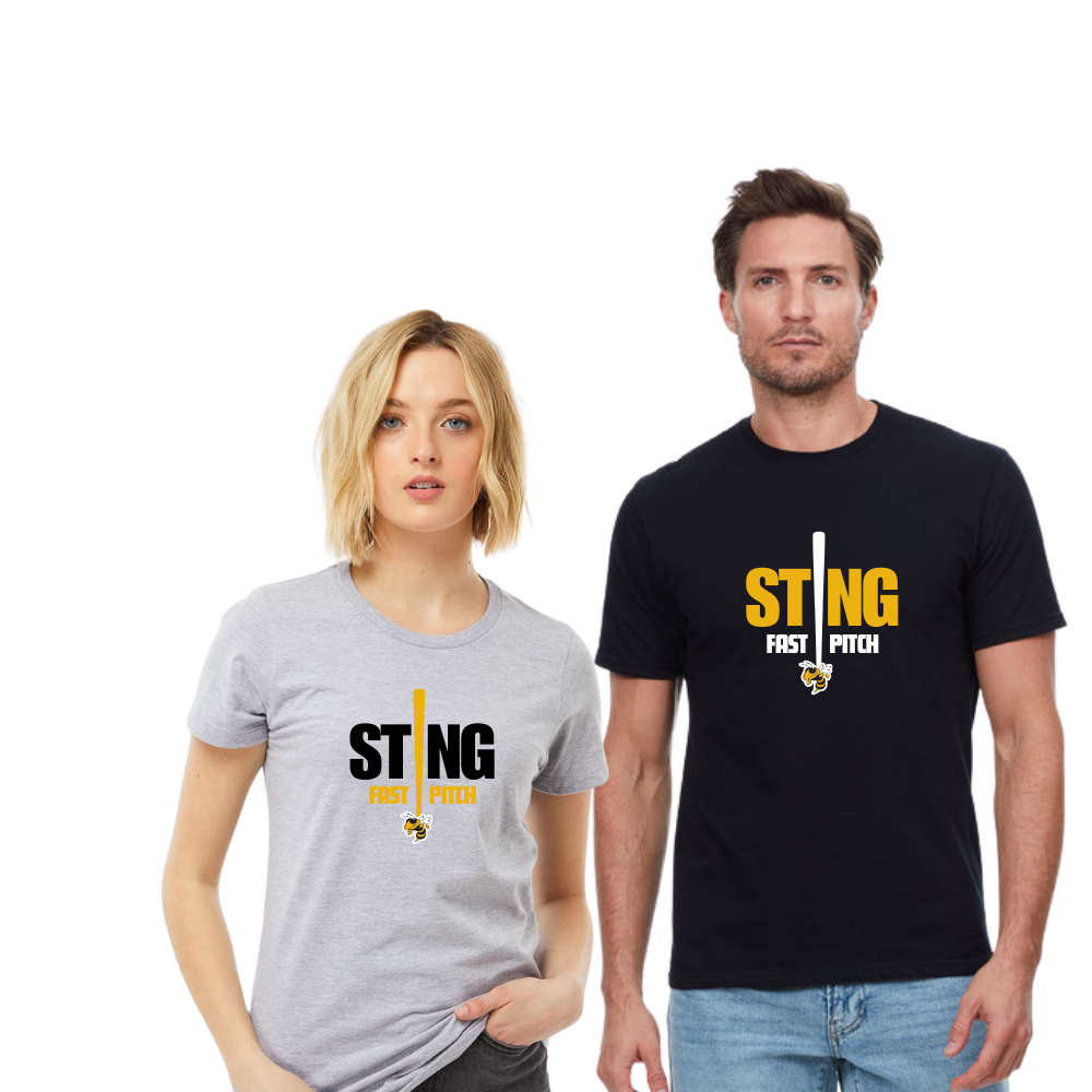 Sting Softball Cotton Unisex Tee Big Sting