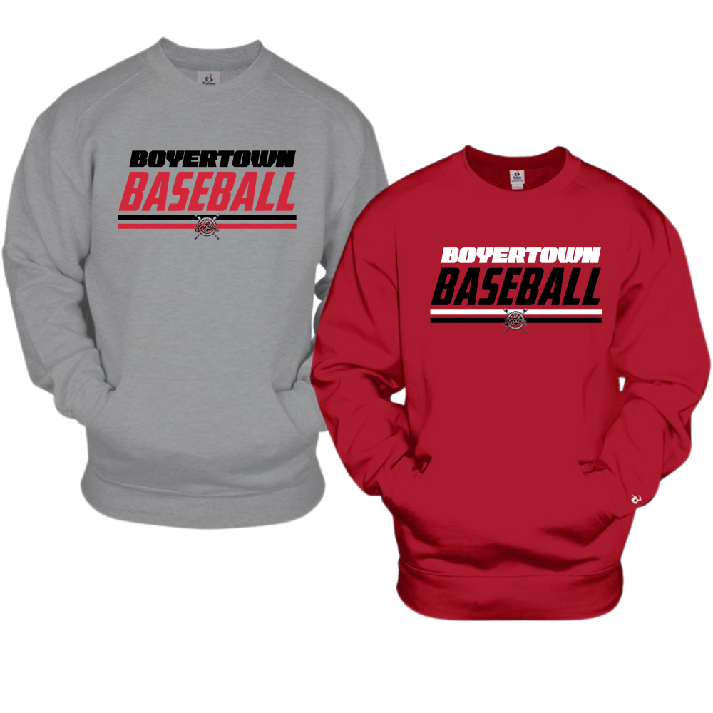 BMBL Adult Crewneck W/ Front Pouch Lights Out