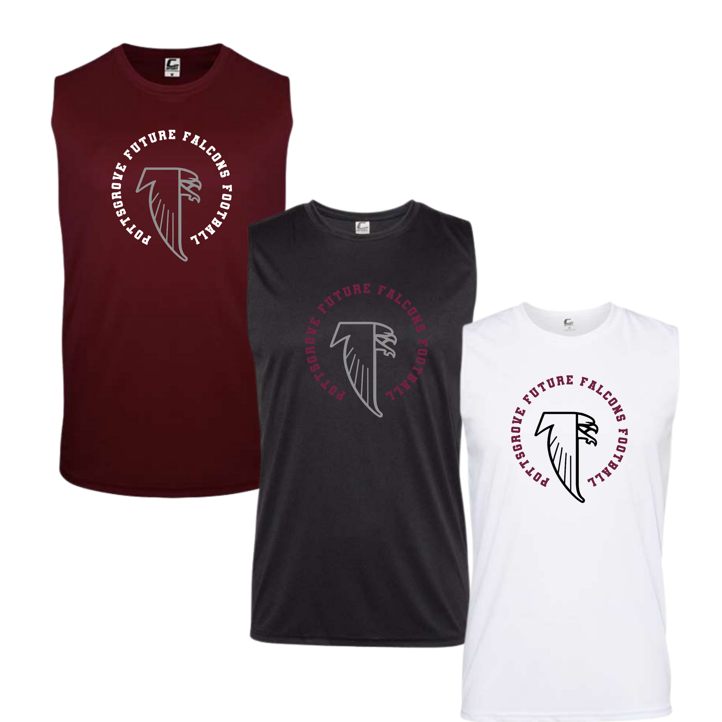 PGFF Unisex Performance Sleeveless Tee - Hustle