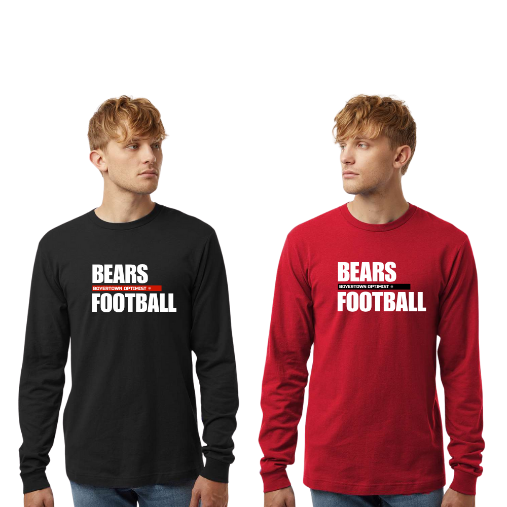 Boyertown Optimist Football LS Cotton Tee Unisex ICON