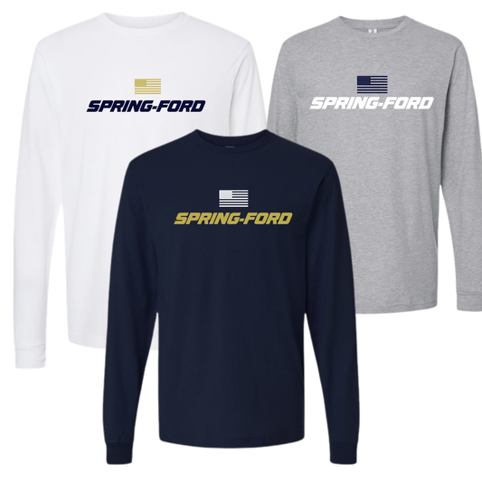 SF Wrestling LS Cotton Tee Unisex Patriot