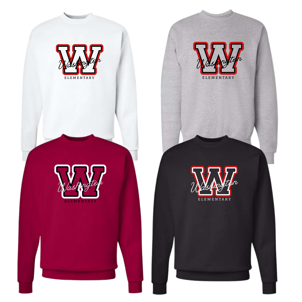 Washington Elementary Crewneck Unisex Big W