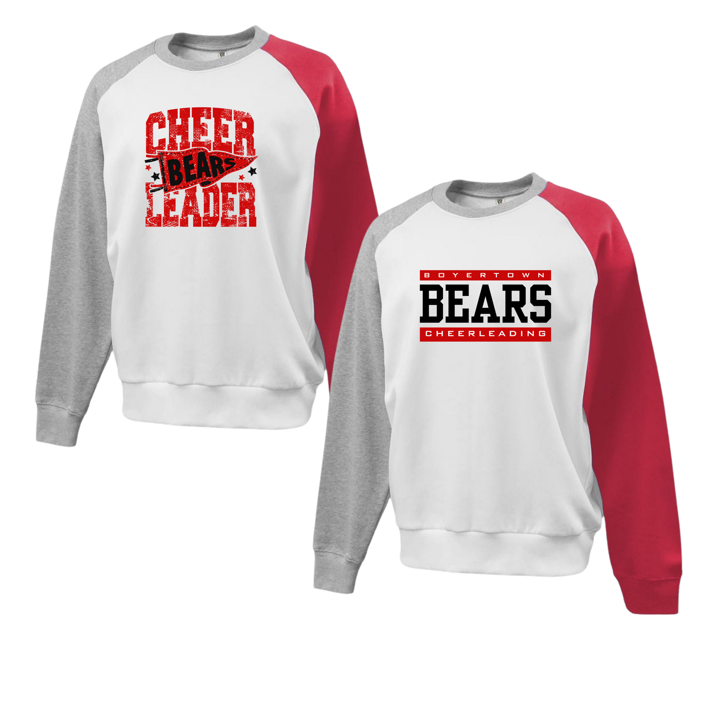 Bears Cheer Colorblock Crewneck