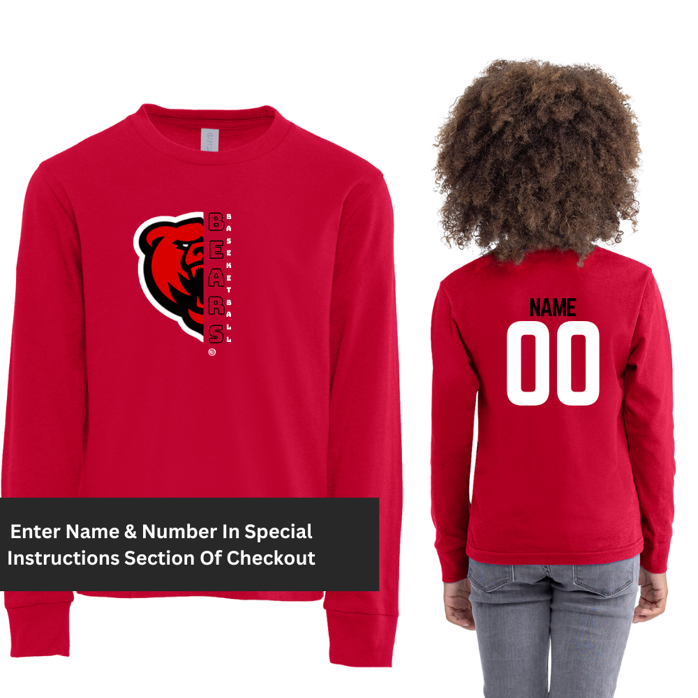 Boyertown Youth LS Tee Custom Name & Number