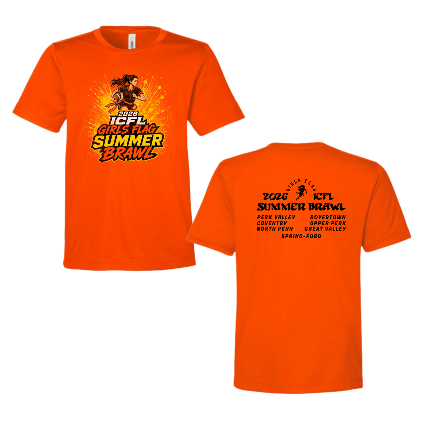 ICFL Girls Flag Football 2026 Summer Brawl ( NO CUSTOMIZATIONS )