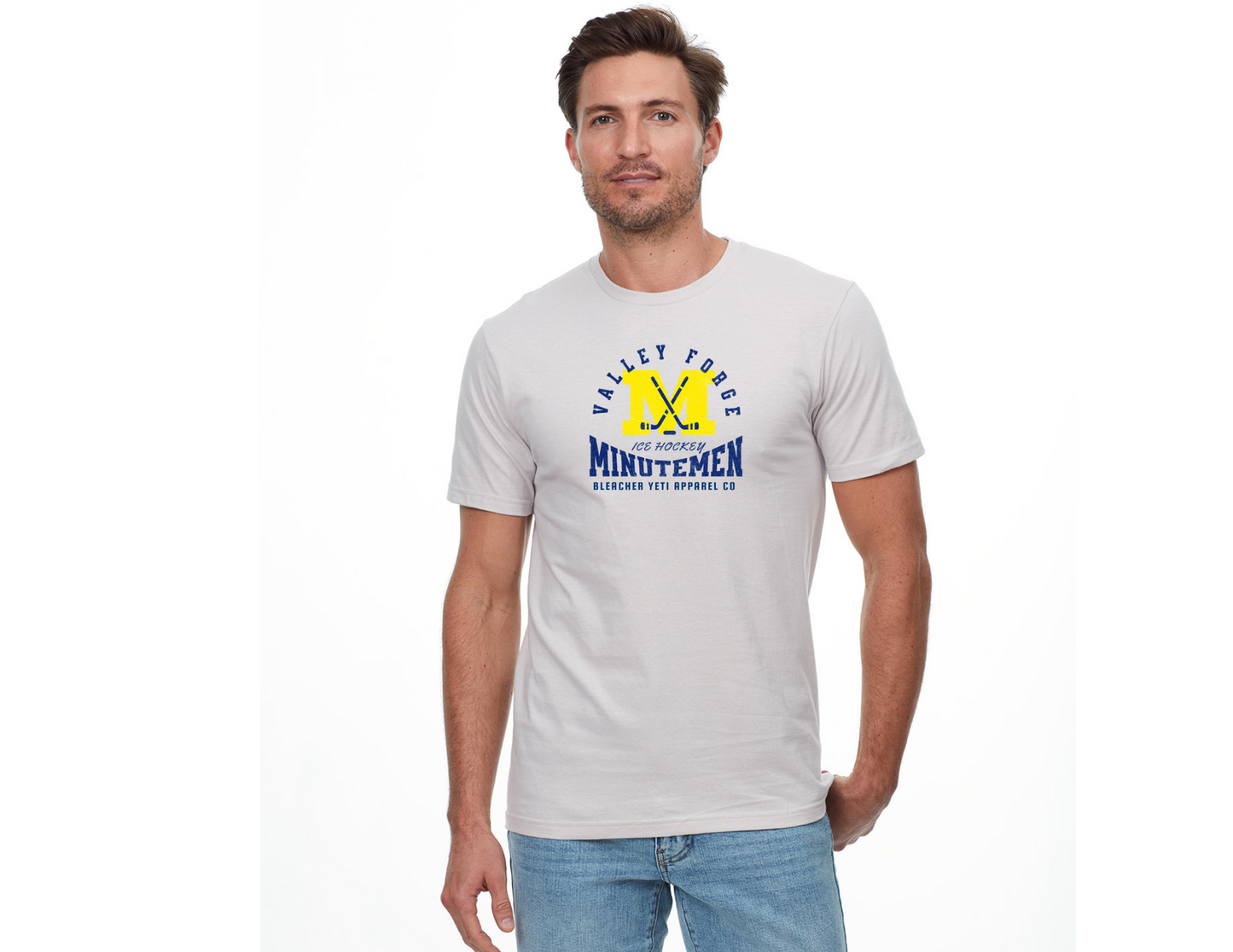 Minutemen Tee Echo Design White