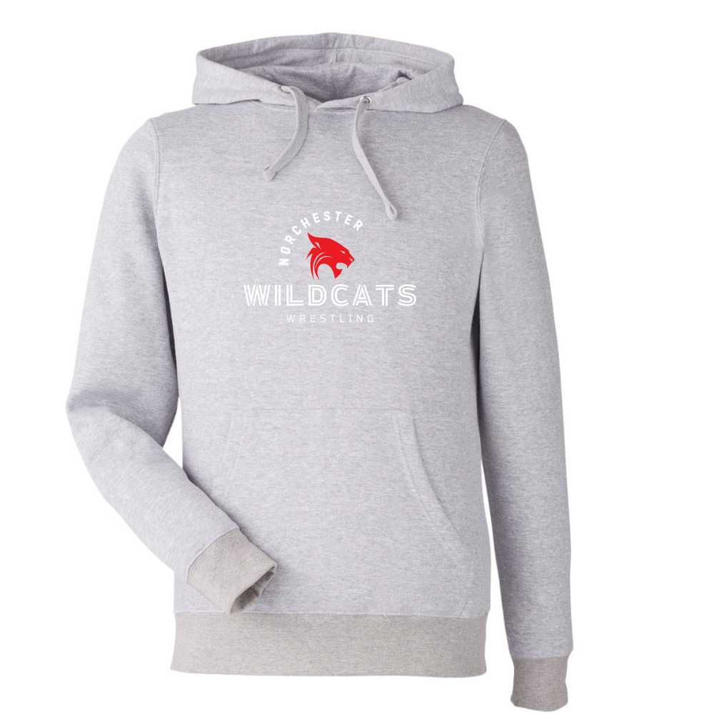 Norchester Wrestling Icon Unisex Grey Hoodie