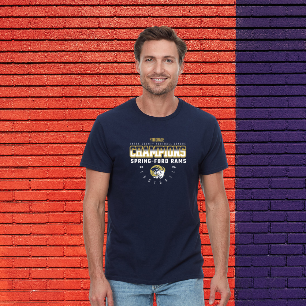 Spring-Ford ICFL Champs Unisex Adult Cotton Tee