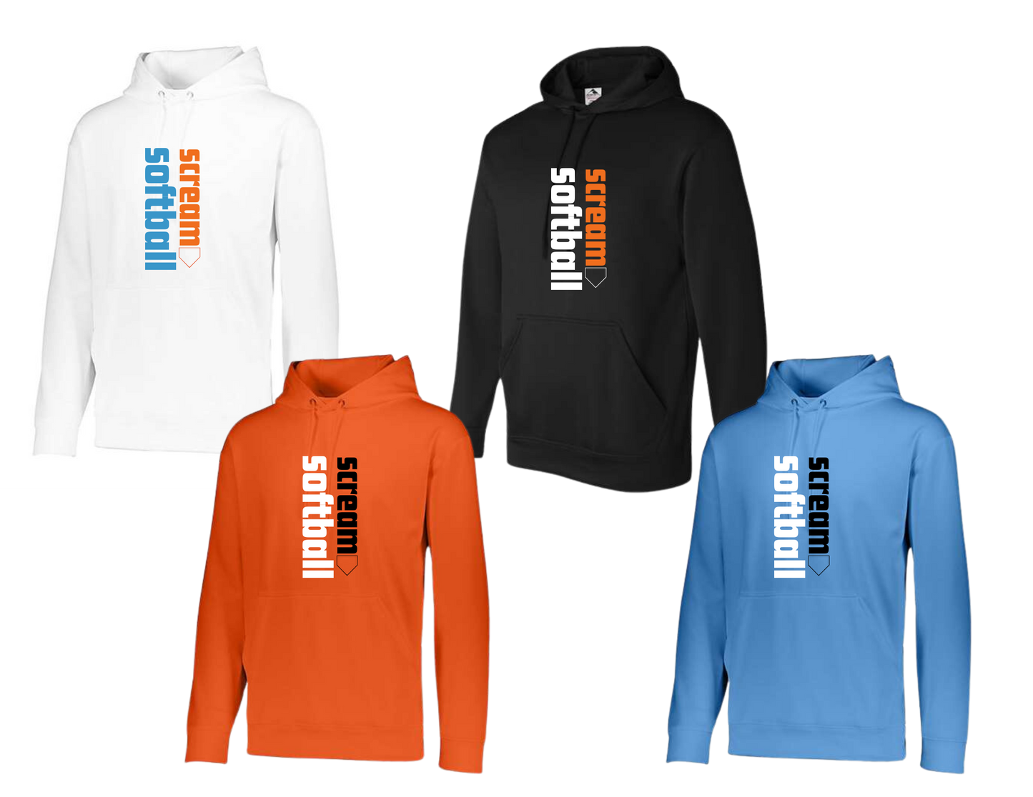 Scream Vertical Wicking Fleece Hoodie Unisex