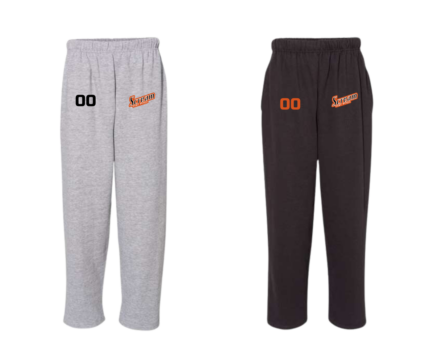 Scream Team Sweats With Custom Number Print