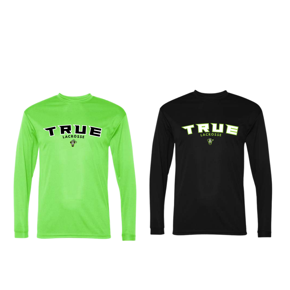 TRUE Dynamite Unisex LS Performance Tee Arc