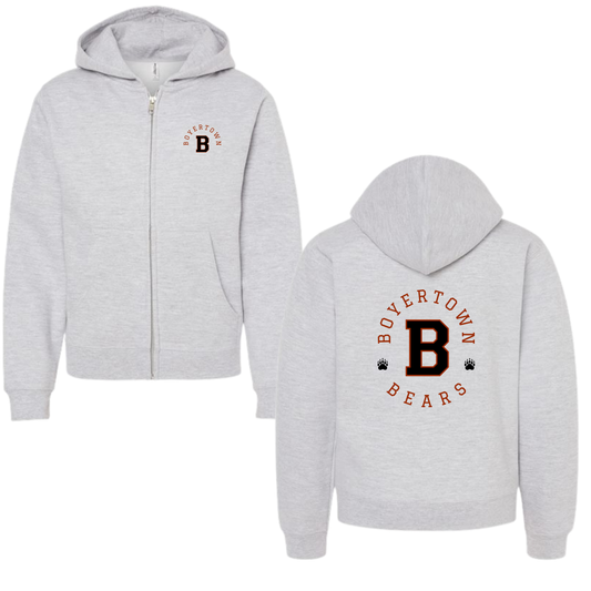 Washington Elementary Midweight Zip Up Hoodie