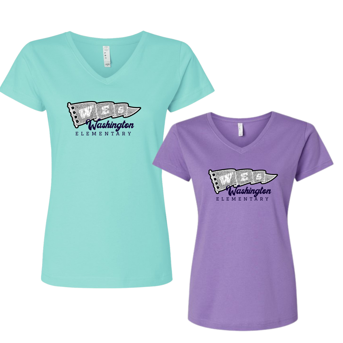 Washington Elementary Womens Vneck Tee