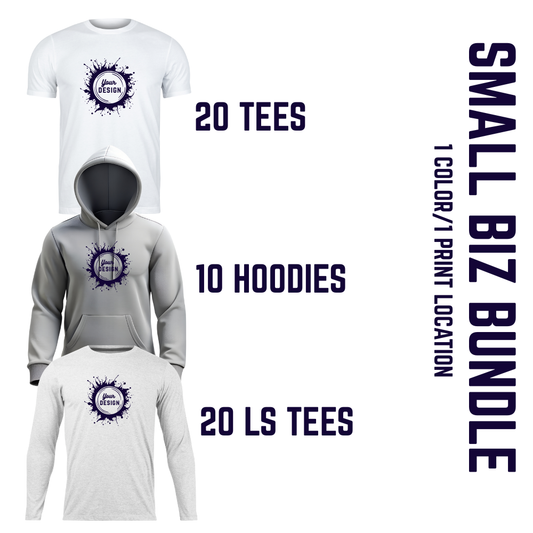 Small Biz Bundle - 50 Units- 1 Color Print