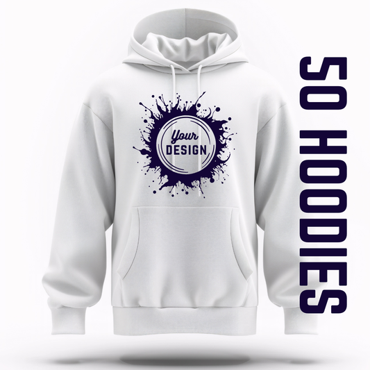 50 Hoodies Package One Color