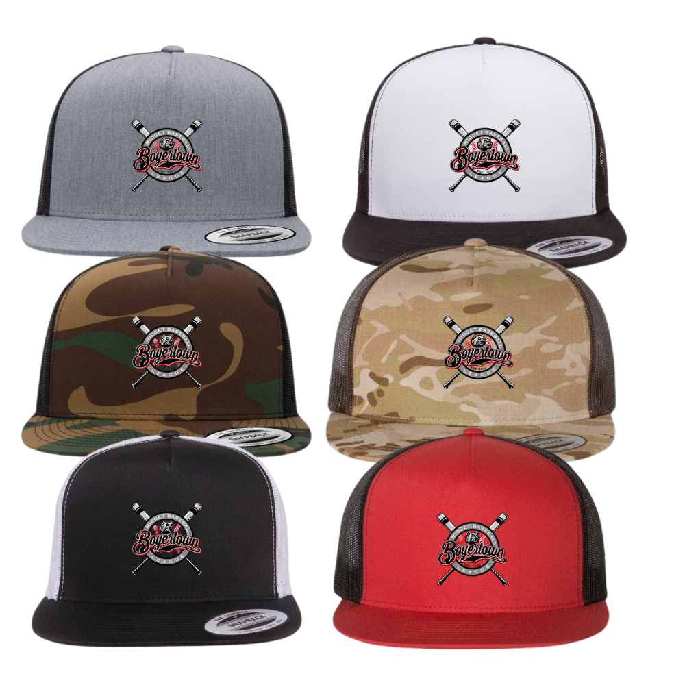 BMBL Logo Trucker Hat Flat Bill