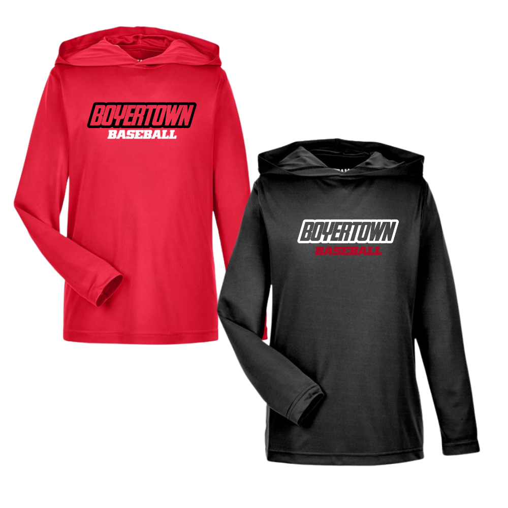 BMBL Long Sleeve Hooded Performance Tee Hollow