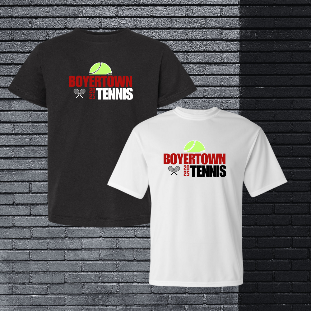 Boyertown Tennis Blended Tee Unisex BYABT