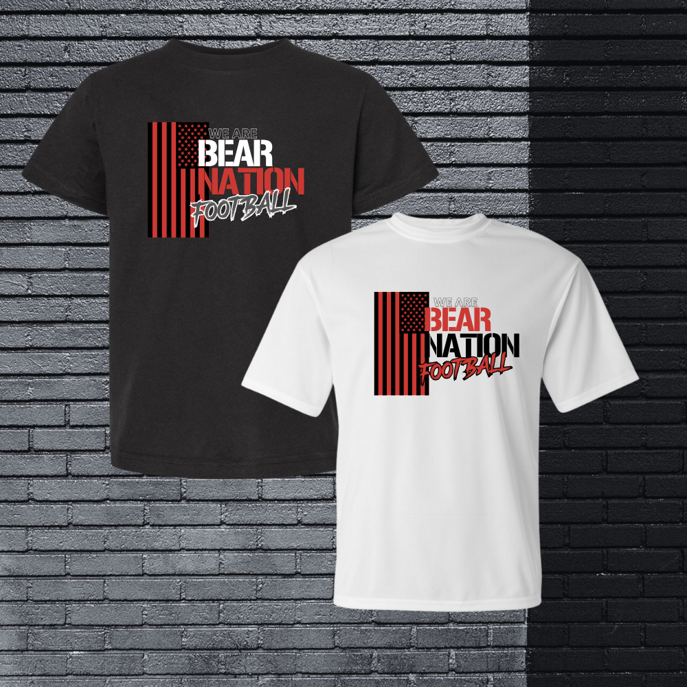 Boyertown Football Bear Pride Blended Tee Unisex BYABT
