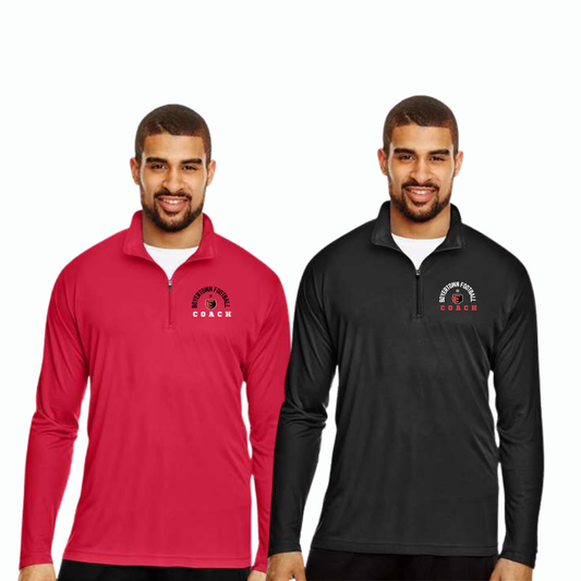 1/4 Zip Coaches LS Performance Left Chest