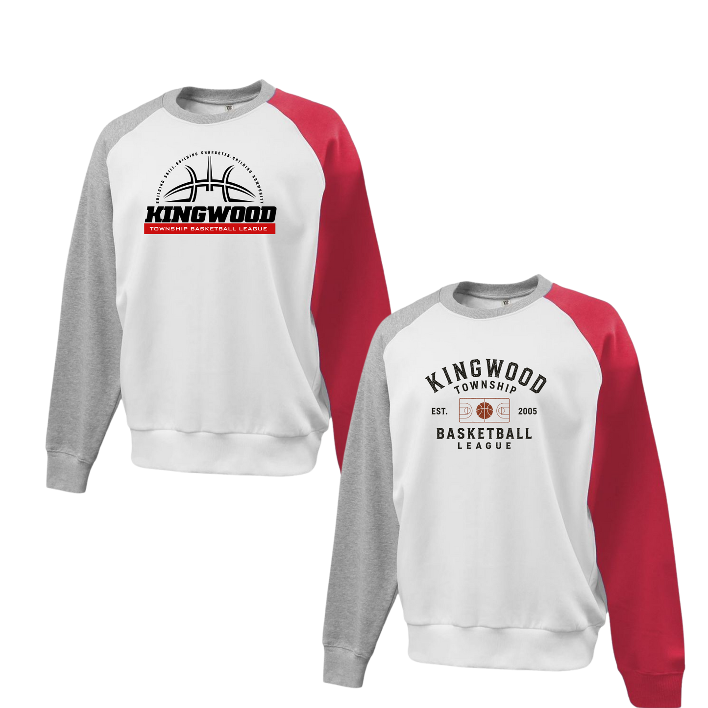 KW Township Basketball Color Black Crewneck