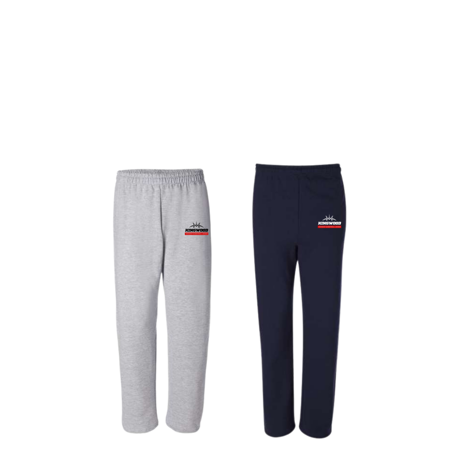 KW Township Basketball Open Bottom Sweatpants