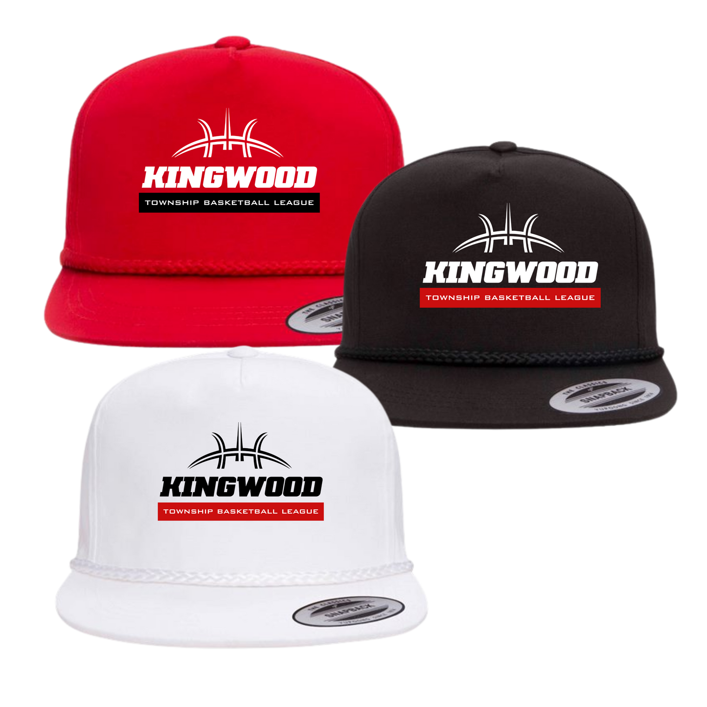 KW Basketball Poplin Rope Snapback Printed Hat