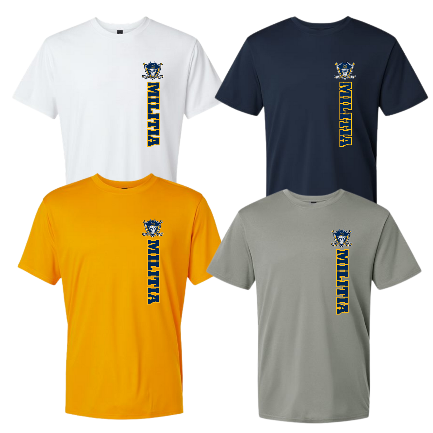 VF Militia Unisex Short Sleeve Dri Fit Tee - Vertical