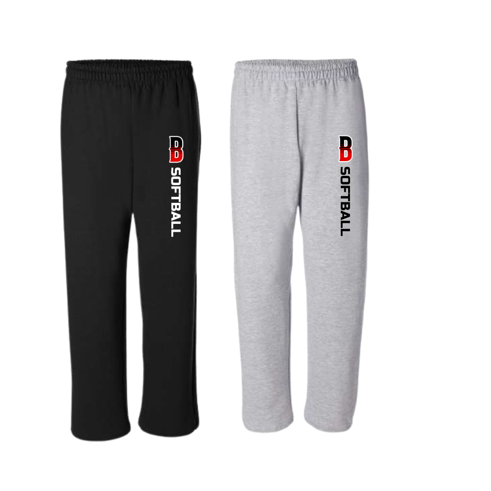 Boyertown Optimist Softball Open Bottom Sweatpants Unisex