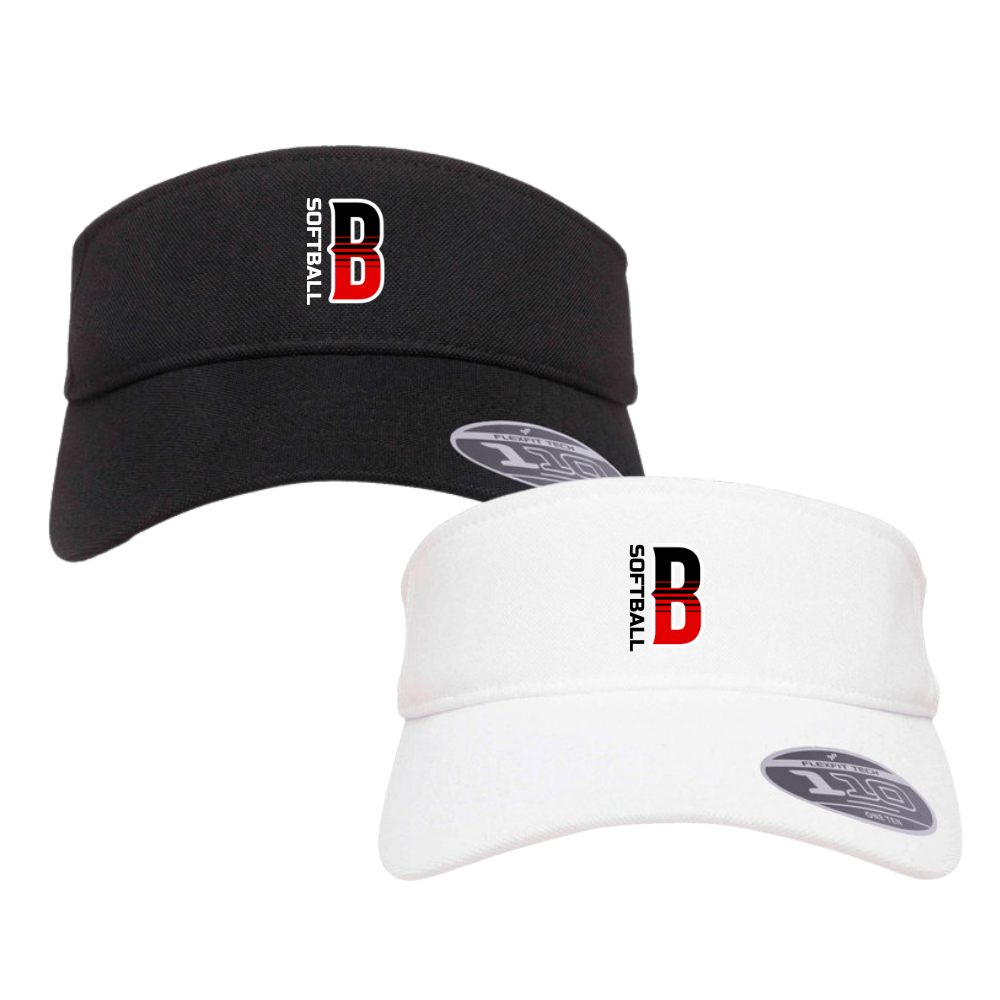 Boyertown Optimist Softball Flex Fit Visor Bravo