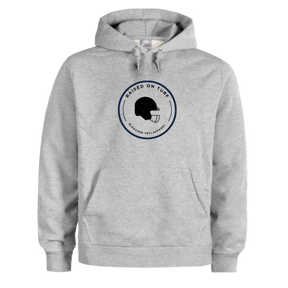 Raised On Turf Football Hoodie
