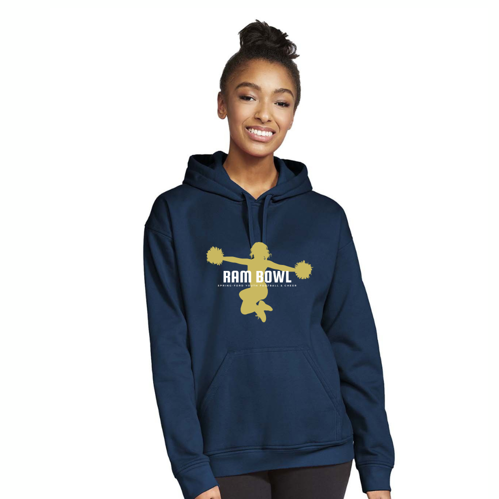 Ram Bowl Jump Spirit Cheet Adult Hoodie