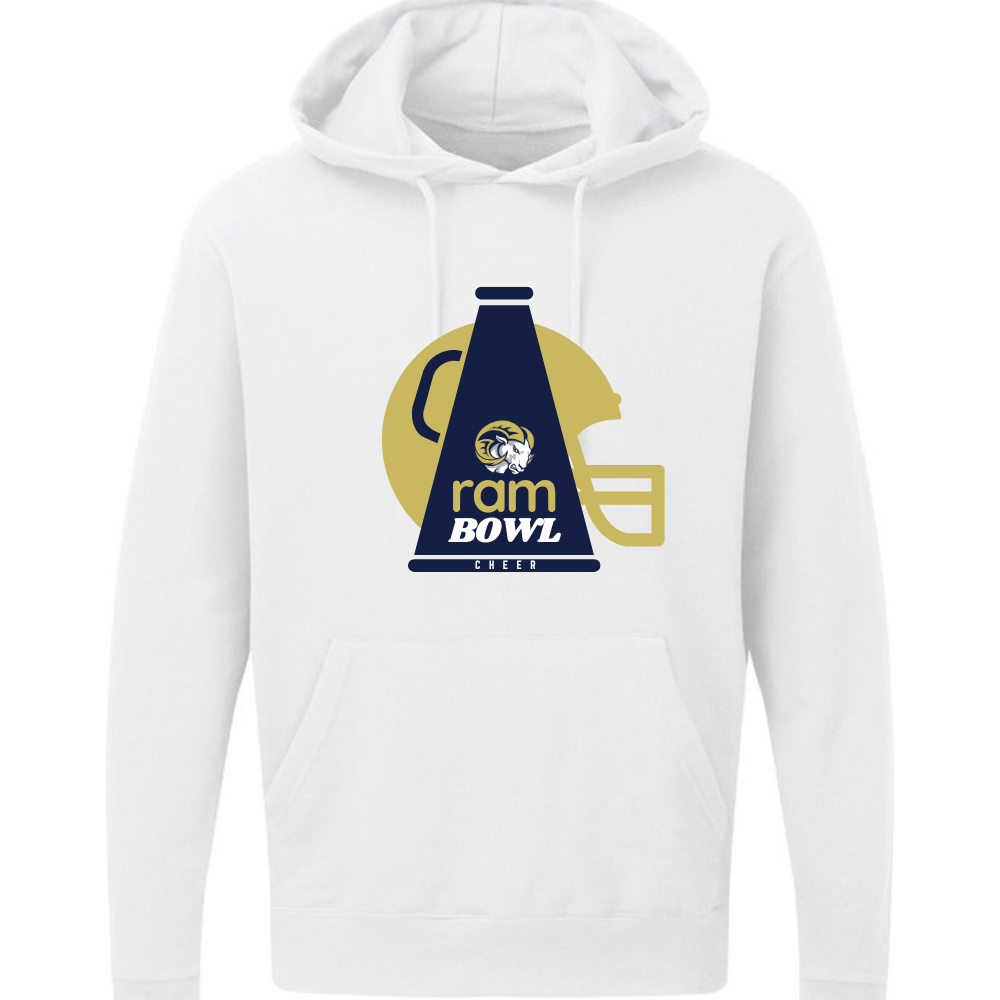 Ram Bowl Mega Cheer Unisex Hoodie Adult