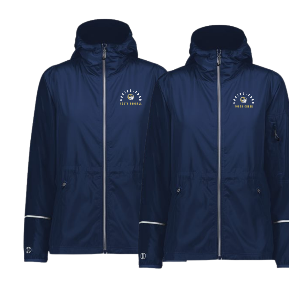 Lightweight Packable Hooded Jacket - SF Cheer & Football SFYFC