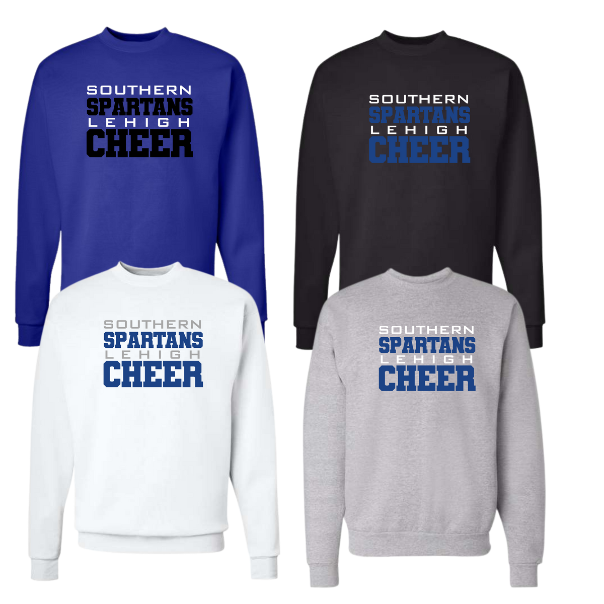Southern Lehigh Cheer Unisex Crewneck - Stacked